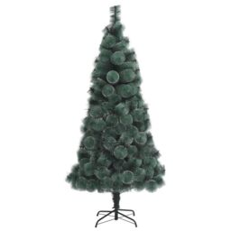 Berkfield Home Artificial Christmas Tree with Stand Green 120 cm PET - thumbnail 2