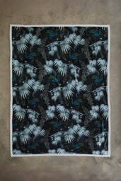 Deyongs Peacocks Teal Sherpa Fleece Low Energy Heated Throw 140x180cm - 1846 - Size: 140 cm x 180 cm - thumbnail 2