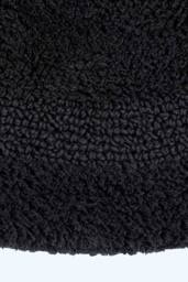Homescapes Luxury Semi Circle Bath Mat Reversible 1600GSM 100% Cotton, 50 x 80cm in Black - Size: 50 x 80 cm - thumbnail 2