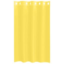 Berkfield Home Voile Curtains with Grommets 2 pcs Yellow - thumbnail 4