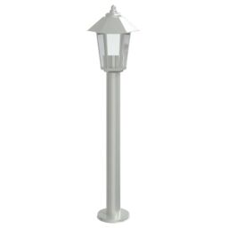 Berkfield Home Outdoor Floor Lamp Silver 80 cm Stainless Steel - thumbnail 2