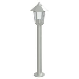 Berkfield Home Outdoor Floor Lamp Silver 80 cm Stainless Steel - thumbnail 4