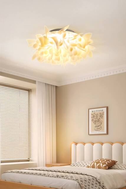 53cm Diameter Dimmable Fixture Ceiling Light in White - image 1