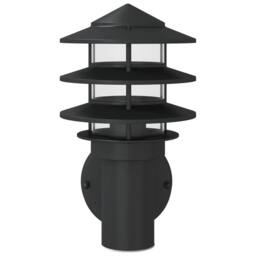 Berkfield Home Outdoor Wall Lights 2pcs Black Stainless Steel - thumbnail 4