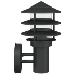 Berkfield Home Outdoor Wall Lights 2pcs Black Stainless Steel - thumbnail 5