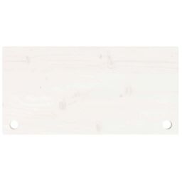 Berkfield Home Desk Top White 80x40x2.5 cm Solid Wood Pine - thumbnail 5