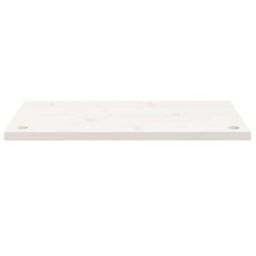 Berkfield Home Desk Top White 80x40x2.5 cm Solid Wood Pine - thumbnail 3