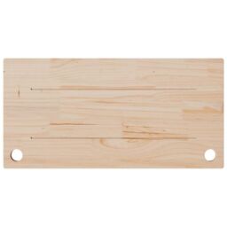 Berkfield Home Desk Top White 80x40x2.5 cm Solid Wood Pine - thumbnail 4
