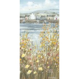 Diane Demirci Boats & Blooms III Print in Blue - thumbnail 1