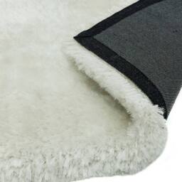 The Rug Shop UK Handmade Plain Shaggy Sparkle Luxurious Anti-Shed Area Rug in White - Size: 140 cm x 200 cm - thumbnail 2