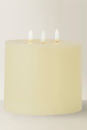 ValueLights LED Flickering Flameless Real Wax Candle Ivory Light Decoration - thumbnail 3