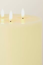 ValueLights LED Flickering Flameless Real Wax Candle Ivory Light Decoration - thumbnail 4