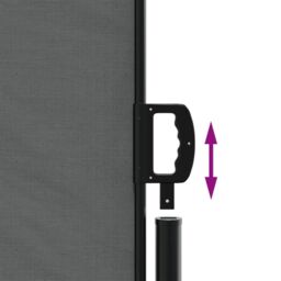 Berkfield Home Retractable Side Awning Anthracite 160x1000 cm - thumbnail 6