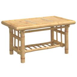 Berkfield Home Coffee Table 70x45x36 cm Bamboo in Brown - Size: 70 x 45 x 36 cm - thumbnail 1