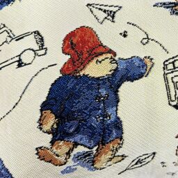 Signare Cushion Cover Paddington Bear London Transport in Beige - Size: 45 cm x 45 cm - thumbnail 2