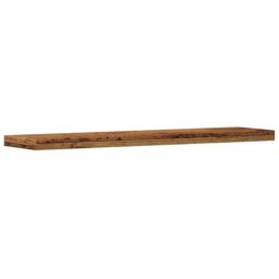 Berkfield Home Wall Shelves 4 pcs Old Wood 40x20x1.5 cm Engineered Wood in Brown - thumbnail 4