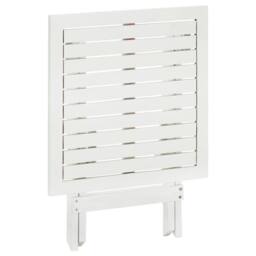 Berkfield Home Bistro Table White 46x46x47 cm Solid Acacia Wood in Brown - Size: 46 x 46 x 47 cm - thumbnail 4