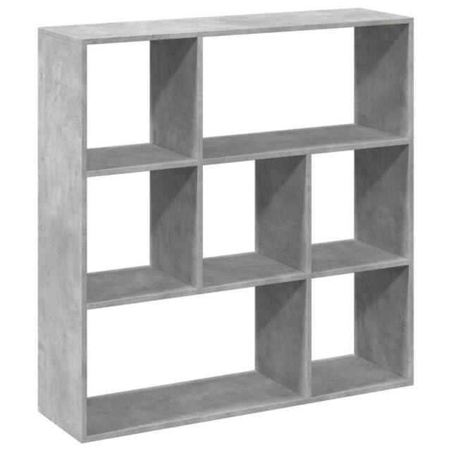 Berkfield Home Room Divider Bookcase Concrete Grey 102x29x103.5 cm Engineered Wood - image 1