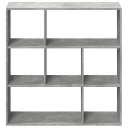 Berkfield Home Room Divider Bookcase Concrete Grey 102x29x103.5 cm Engineered Wood - thumbnail 5
