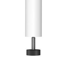 Levede Slim Side Table 3 Tier Narrow Sofa End Table Bedside Storage Stand in White - thumbnail 7