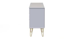 Ready Assembled 2 U Metro 6 Drawer Sideboard (Ready Assembled) in Dusty Pink - thumbnail 2
