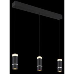 Netlighting Alvarado Bar Pendant Ceiling Light Matt Black LED 3000K - thumbnail 5