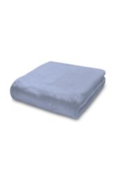 Catherine Lansfield 'Raschel Velvet Touch' Blanket Throw in Light Blue - Size: 130 cm x 170 cm - thumbnail 4