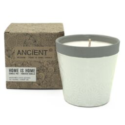 KDMD Home is Home Candle Pots - Forever Vanilla in White - thumbnail 2