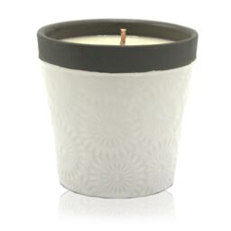KDMD Home is Home Candle Pots - Forever Vanilla in White