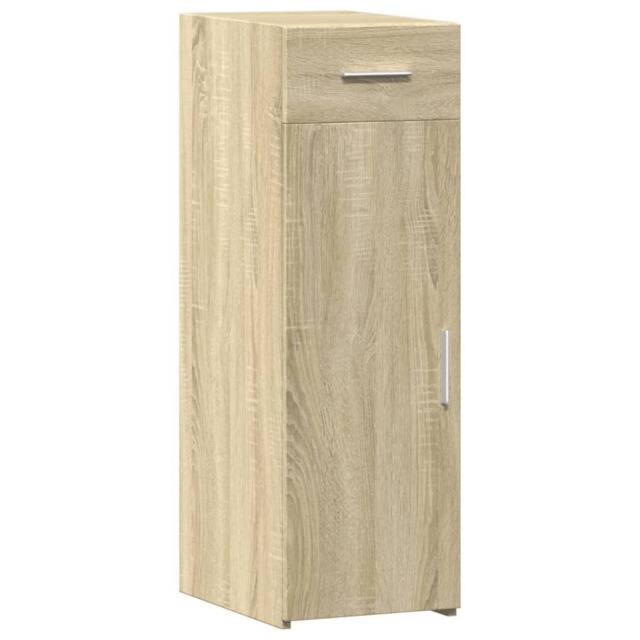 Berkfield Home Sideboard Sonoma Oak 30x42.5x93 cm Engineered Wood in Light Brown - image 1