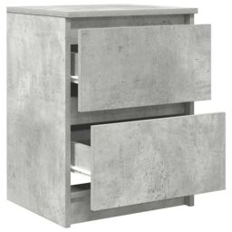 Berkfield Home TV Cabinet Concrete Grey 40x35x54 cm Engineered Wood - Size: 40 x 35 x 54 cm - thumbnail 5