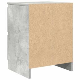 Berkfield Home TV Cabinet Concrete Grey 40x35x54 cm Engineered Wood - Size: 40 x 35 x 54 cm - thumbnail 8