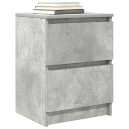 Berkfield Home TV Cabinet Concrete Grey 40x35x54 cm Engineered Wood - Size: 40 x 35 x 54 cm - thumbnail 4