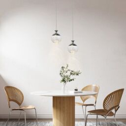 Garwarm 1 - Light Chrome LED Single Pendant in Clear - thumbnail 4