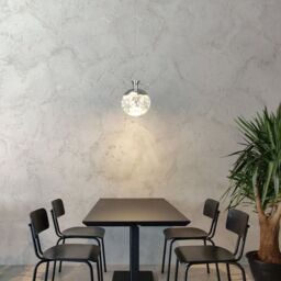 Garwarm 1 - Light Chrome LED Single Pendant in Clear - thumbnail 2