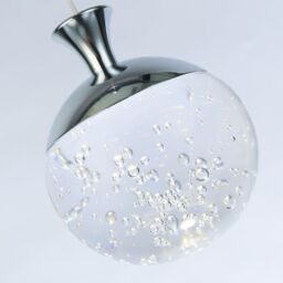 Garwarm 1 - Light Chrome LED Single Pendant in Clear - thumbnail 6