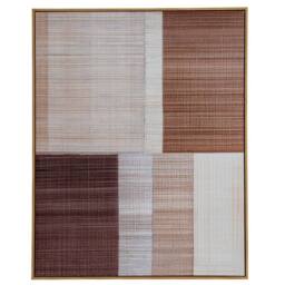 Lemon Pavilion Furniture and Decor Umbora Hand Painted Canvas in Frame - Wood - L3 x W80 x H100cm - Multi - thumbnail 1