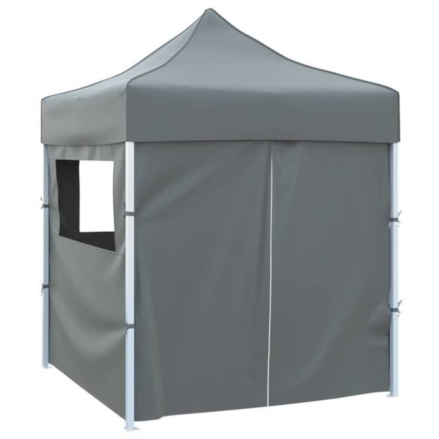 Berkfield Home Professional Folding Party Tent with 4 Sidewalls 3x6 m Steel Anth… in Dark Grey - image 1