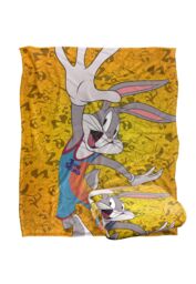 Warner Brothers Space Jam 2 Silky Touch Super Soft Throw Blanket 152x127cm in White - Size: 152x127 cm - thumbnail 2