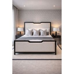 HOB Furniture Washington Curve Bed in Cream - Size: Super King - thumbnail 5