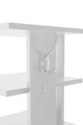 Living and Home Contemporary 10-Tier Household Space Saving Shoe Rack in White - thumbnail 5