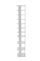 Living and Home Contemporary 10-Tier Household Space Saving Shoe Rack in White - thumbnail 3