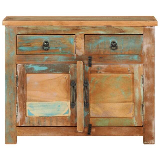 Berkfield Home Sideboard 68x35x55 cm Solid Wood Reclaimed - Size: 68 x 35 x 55 cm - image 1