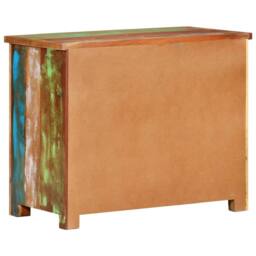 Berkfield Home Sideboard 68x35x55 cm Solid Wood Reclaimed - Size: 68 x 35 x 55 cm - thumbnail 4