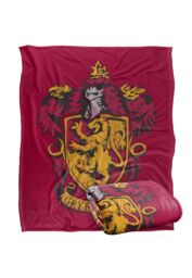 Warner Brothers Harry Potter Drawn Gryffindor Crest Blanket 152 x 127 cm in White - thumbnail 2