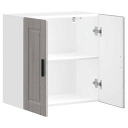 Berkfield Home Kitchen Wall Cabinet Porto Grey Sonoma Engineered Wood - thumbnail 5