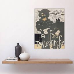 "Artery8 Poster for the Revue Blanche Journal Bonnard Wall Art Poster Print in Grey - Size: W12"" x H16""" - thumbnail 4