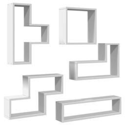 Berkfield Home Wall Shelf White 96x12x64 cm Engineered Wood - Size: 96 x 12 x 64 cm - thumbnail 6