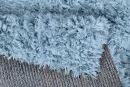 Home Republic Montana Fluffy Textured Rug in Baby Blue - Size: 120 cm x 170 cm - thumbnail 3