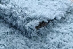 Home Republic Montana Fluffy Textured Rug in Baby Blue - Size: 120 cm x 170 cm - thumbnail 2